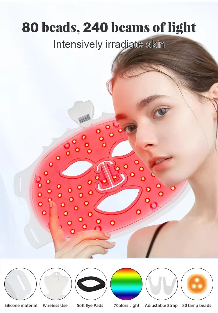 LED Light Therapy Facial Mask