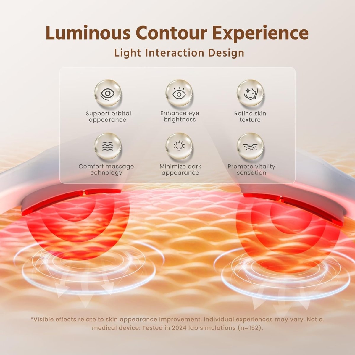 Red Light Under Eye Massager